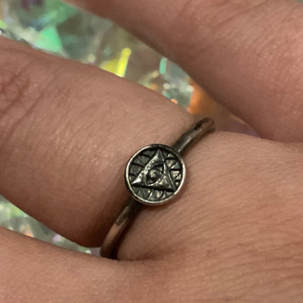 All seeing eye ring - Picture 3 of 3